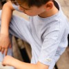 Graues Kinder-T-Shirt
