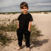 Schwarzes Kinder-T-Shirt