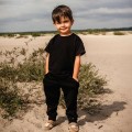 Schwarzes Kinder-T-Shirt