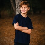 Dunkelblaues Kinder-T-Shirt