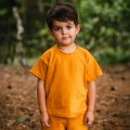 Honigfarbenes Kinder-T-Shirt
