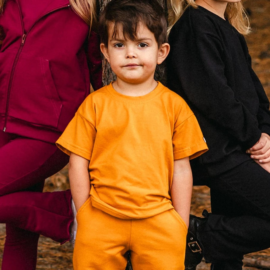 Honigfarbenes Kinder-T-Shirt