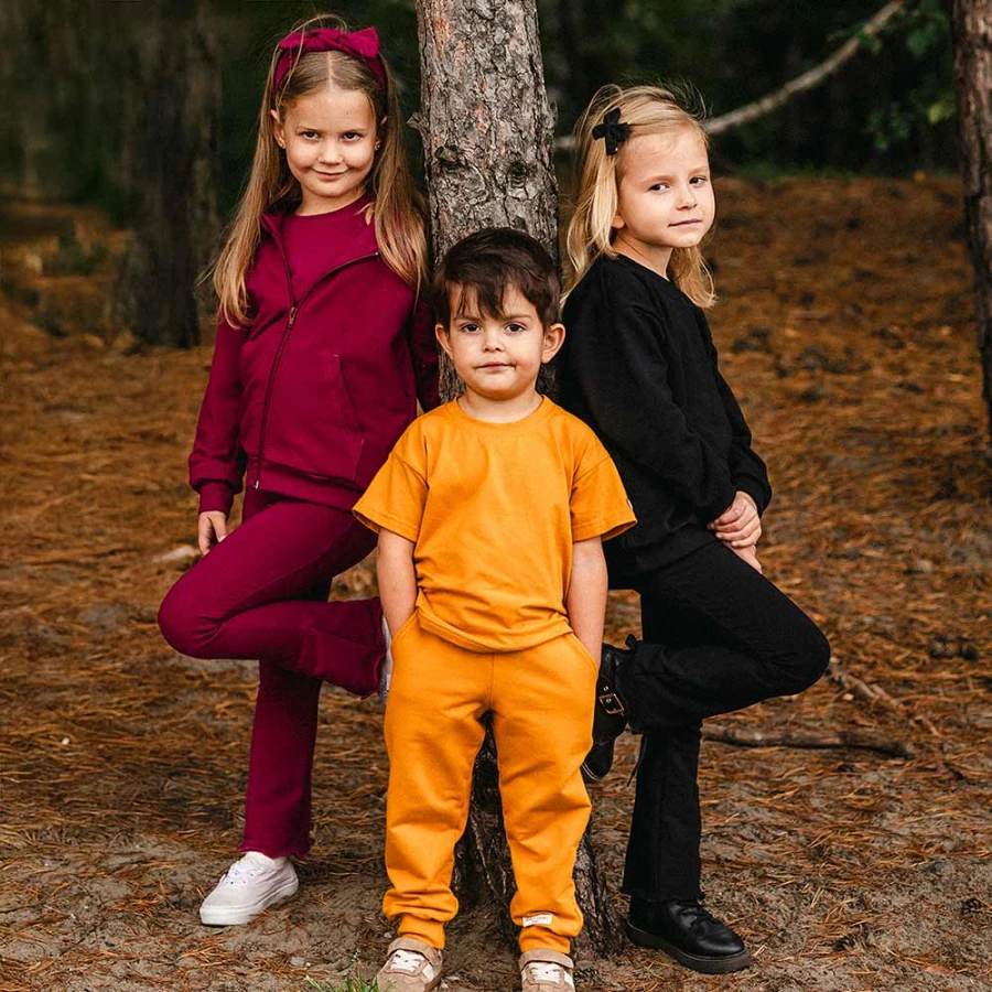 Honigfarbenes Kinder-T-Shirt