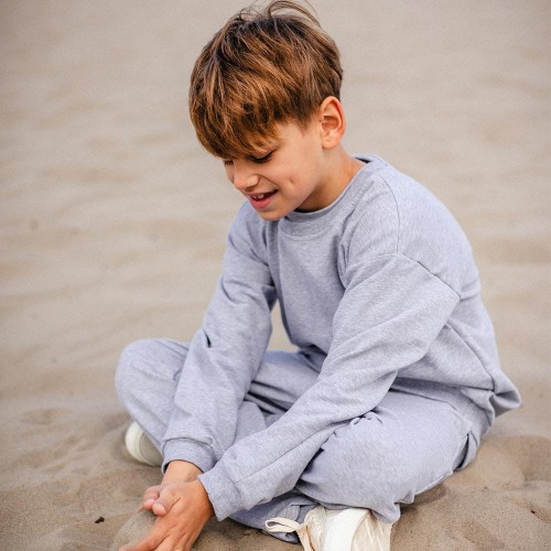 Graues Oversize-Sweatshirt – Kollektion Simply Comfy