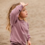 Fliederfarbenes Oversize-Sweatshirt – Kollektion Simply Comfy