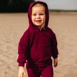 Bordeaux Känguru-Kapuzenpullover – Kollektion Simply Comfy