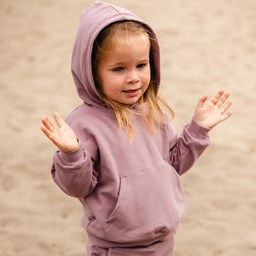 Lila Känguru-Kapuzenpullover – Kollektion Simply Comfy