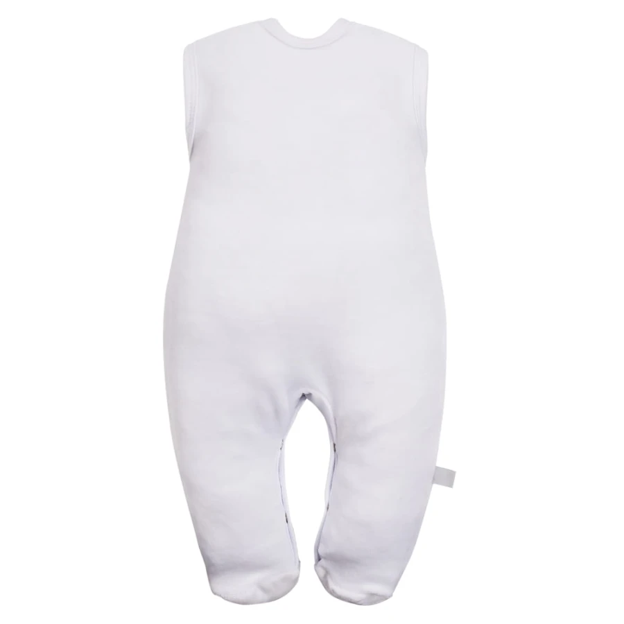Baby-Set Weiß mit Entenstickerei
