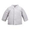 Graues Baby-Set mit Schafstickerei