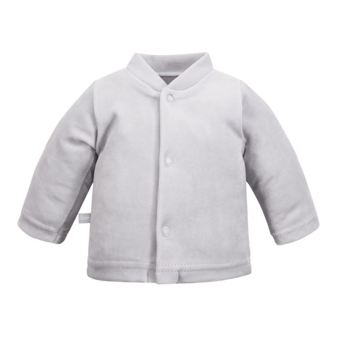 Graues Baby-Set mit Schafstickerei