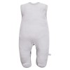 Graues Baby-Set mit Schafstickerei