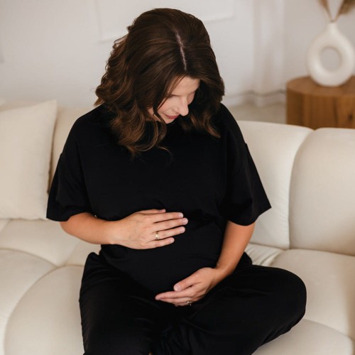 Damen Oversize T-Shirt schwarz – Eevi for Women