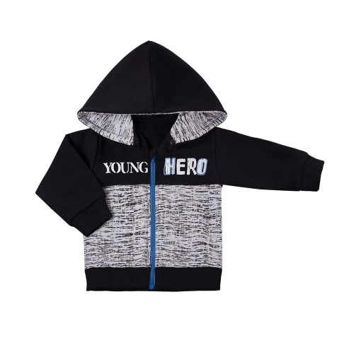 Hooded sweatshirt POWER gray