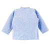 Baby-Set blau mit Nilpferdstickerei