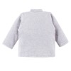 Baby-Set grau mit Zebrastickerei