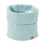 Mint ribbed kids snood