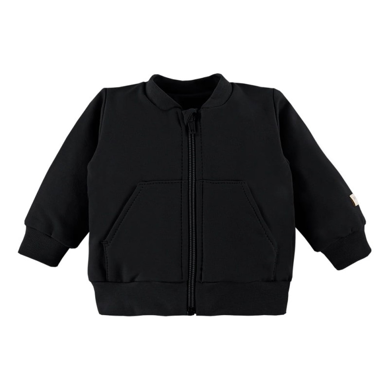 Black Simply Comfy Zip-Up Children’s Hoodie