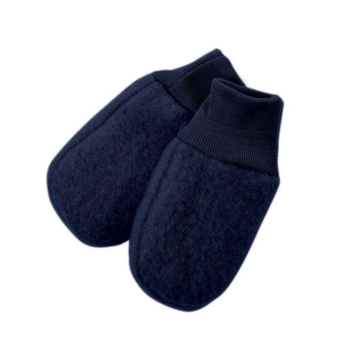 Kinder-Fleecehandschuhe in Marineblau