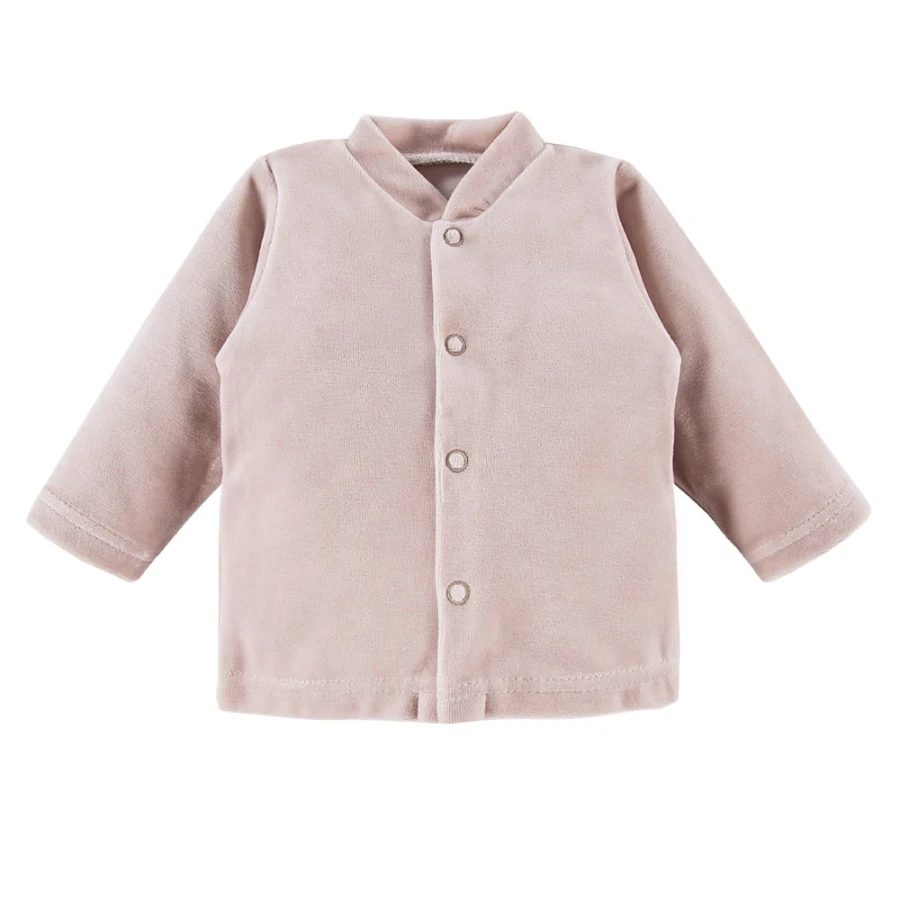 Beiges Baby-Set mit Tigerstickerei