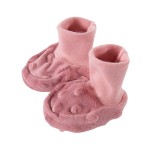 Pink baby booties