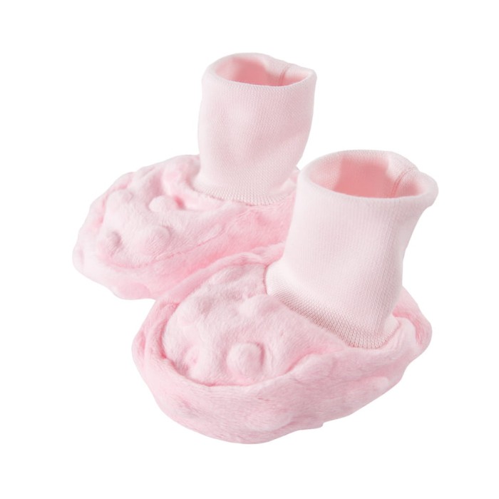 Hellrosa Minky-Baby-Schühchen