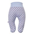 Baby Blue Footed Joggers with Hearts