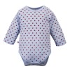 Blauer Kinder-Body mit Herzchen