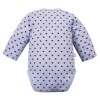 Blauer Kinder-Body mit Herzchen
