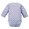 Blauer Kinder-Body mit Herzchen
