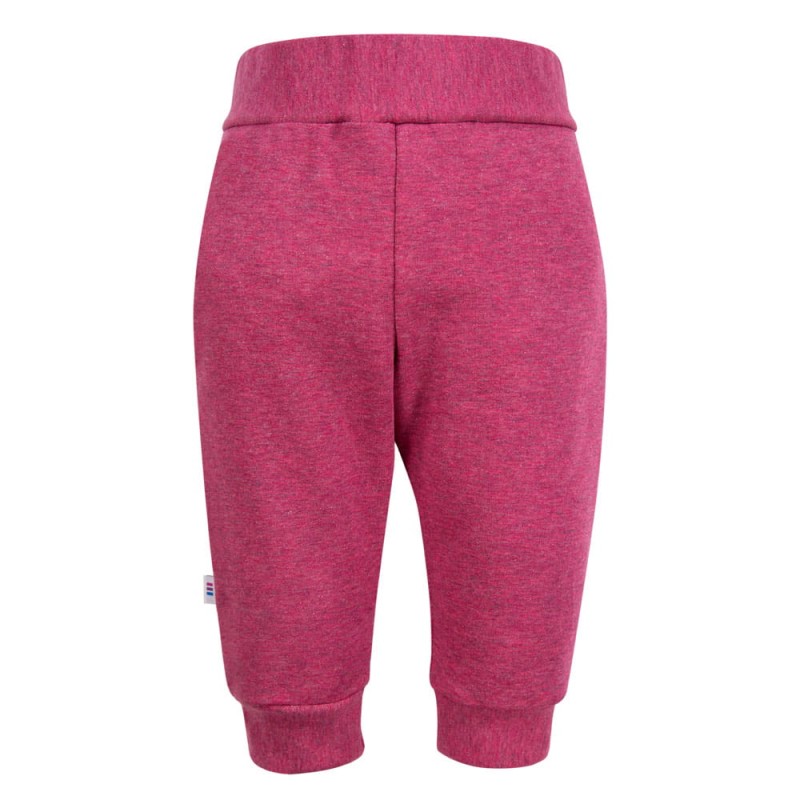Children’s tracksuit pants burgundy melange