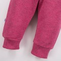 Children’s tracksuit pants burgundy melange