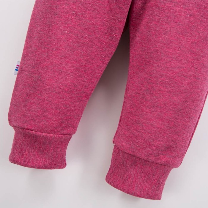 Kinder-Sweatpants in Bordeaux Melange