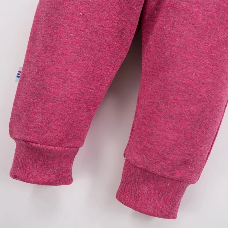 Kinder-Sweatpants in Bordeaux Melange