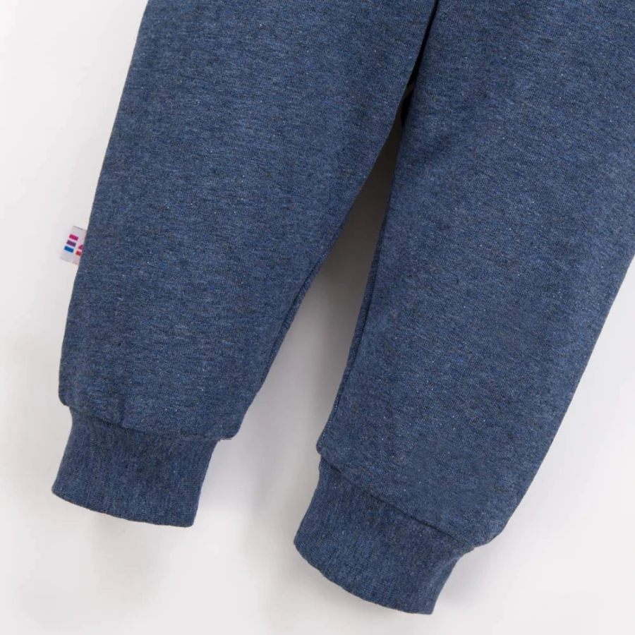 Kinder-Sweatpants in Marine Melange