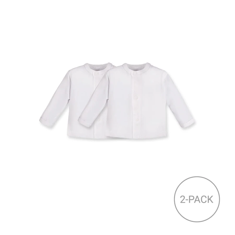 2er-Pack Babyjäckchen weiß
