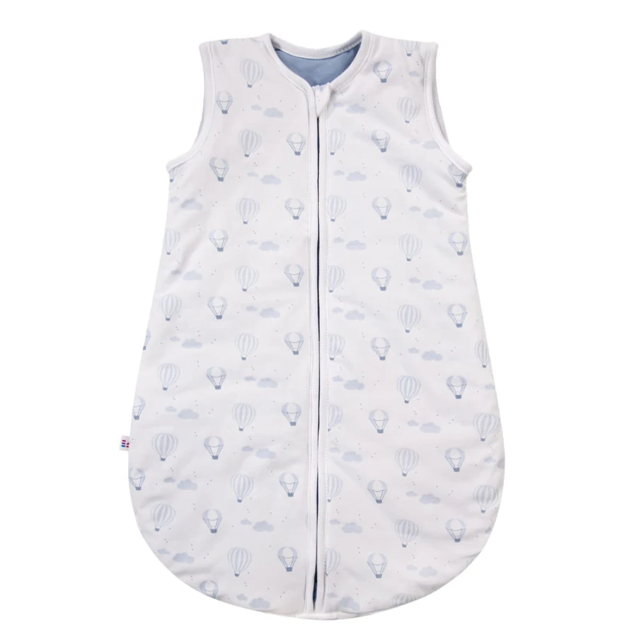 Weißer Baby-Schlafsack mit Luftballon-Motiv