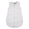 Weißer Baby-Schlafsack mit Blättermotiv