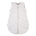 Ecru baby sleeping bag with star print