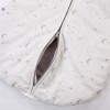 Weißer Baby-Schlafsack in Ecru mit Sternen