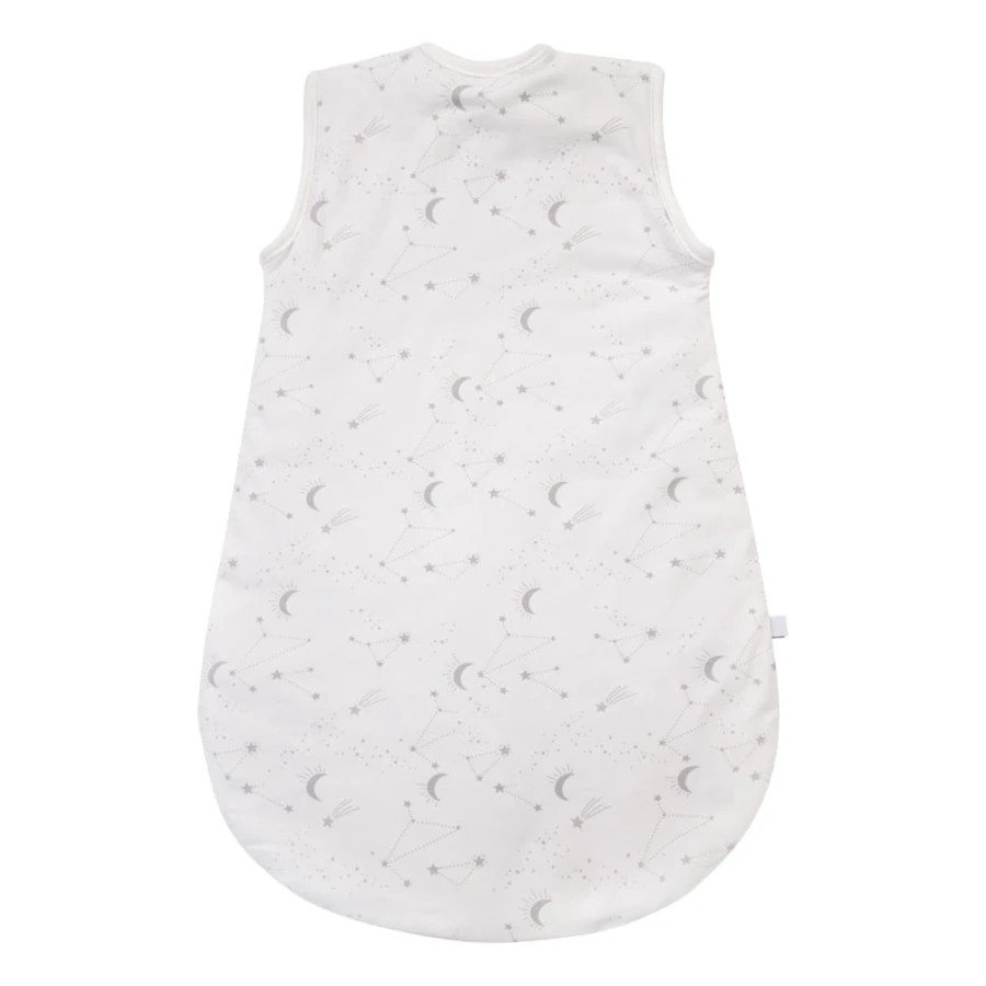 Weißer Baby-Schlafsack in Ecru mit Sternen