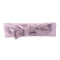 Heather girls’ headband with muslin bow