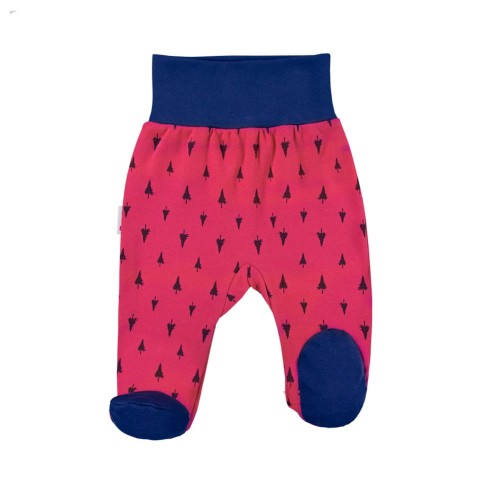 Joggers with feet TRIP maroon