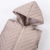 Gesteppte Kinderweste beige
