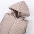 Gesteppte Kinderweste beige