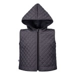 Graphite Quilted Children's Vest