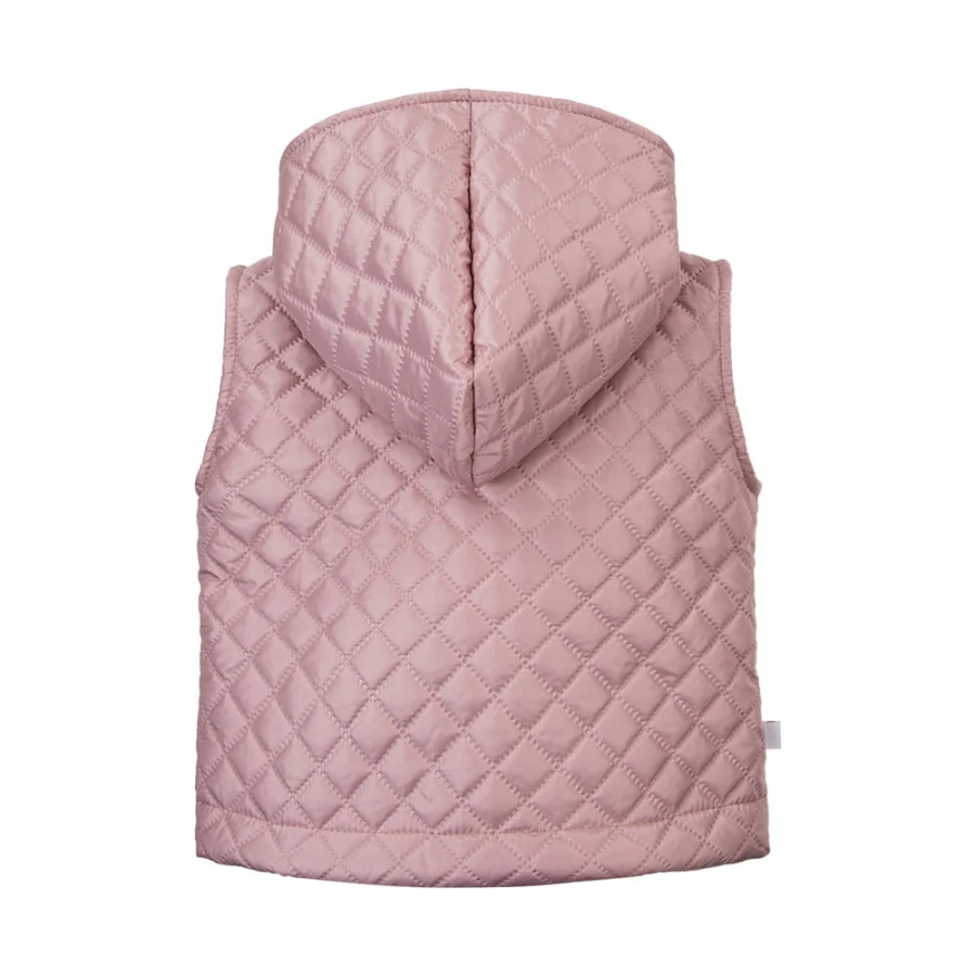 Gesteppte Kinderweste Rosa