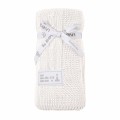 Bamboo blanket EEVI braid white