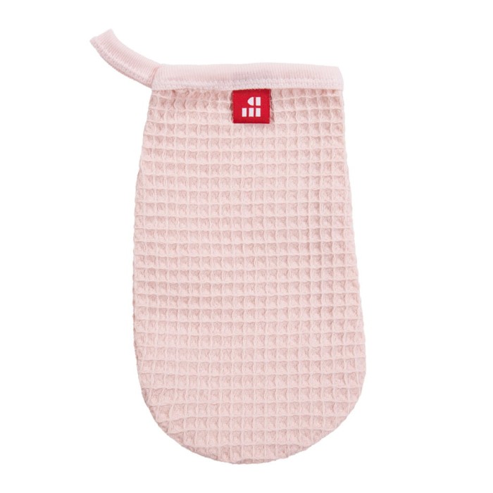 Baumwoll-Waschlappen Waffelstruktur Rosa