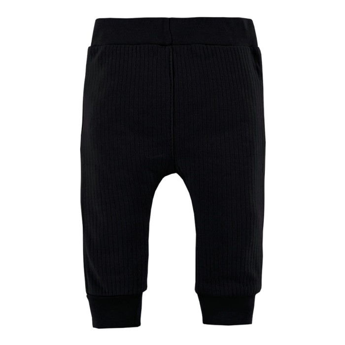 Schwarze Leggings mit Knöpfen