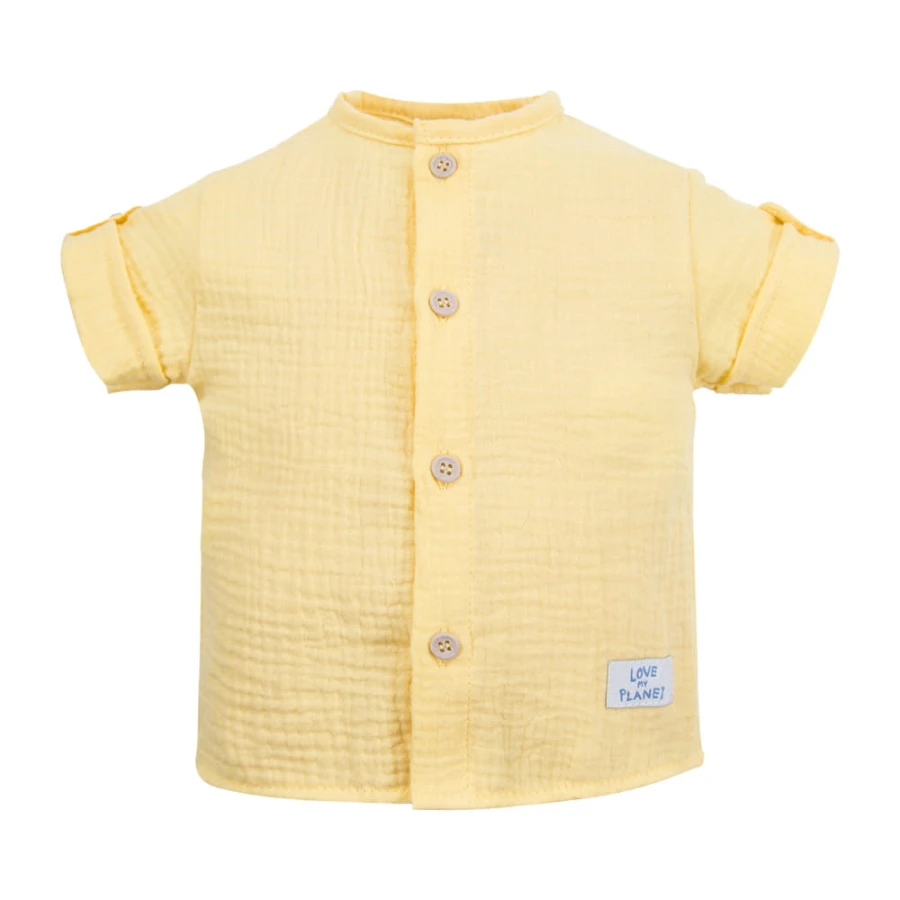 Gelbes Musselin Jungen-Set